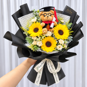 SPG04 - Golden Achievement -- Soap Flower 香皂花