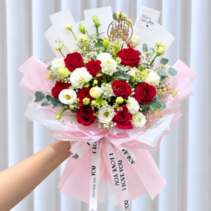 RS75 - Heartfelt Crimson ~ Fresh Flower 鲜花