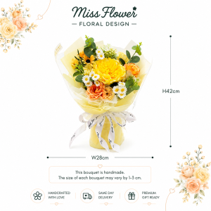 AF03 - Butter Bloom ~ Artificial Flower 仿真花