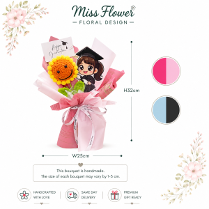 CRFG04 - Wisdom Bloom ~ Crochet Flower 针织花