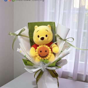 CRFG15 - Pooh Bloom & Grow  ~ Crochet Flower 针织花