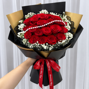 RS19 - Crimson Royale ~ Fresh Flower 鲜花
