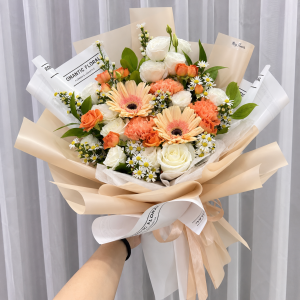 MX61 - Peach Velvet ~ Fresh Flower 鲜花