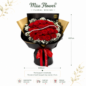 RS19 - Crimson Royale ~ Fresh Flower 鲜花