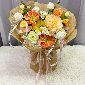 AF13 - Apricot Sunshine ~ Artificial Flowers 仿真花