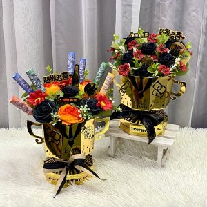 FD05 - Dad Champion Trophy ~ Soap Flowers 香皂花