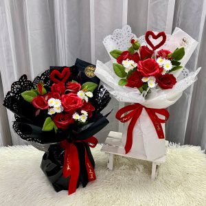 SRS09 - Crimson Kiss ~ Soap Flower 香皂花