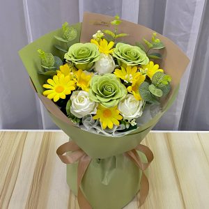 SRS95 - Matcha Latte ~ Soap Flower 香皂花