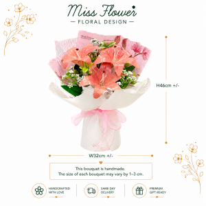 AF02 - Pink Nocturne ~ Artificial Flower 仿真花
