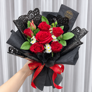 SRS09 - Crimson Kiss ~ Soap Flower 香皂花