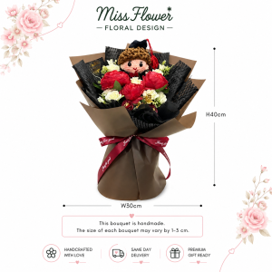 AFG13 - The Graduate's Pride ~ Artificial & Crochet Flower 仿真&针织花 (Copy)