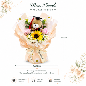 AFG06 - Teddy Triumph ~ Artificial Flower 仿真花