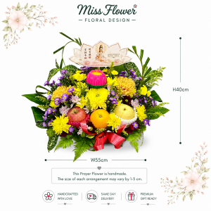 PTF05 - Lotus Blessing · 莲福供 ~ Fresh Flower 鲜花