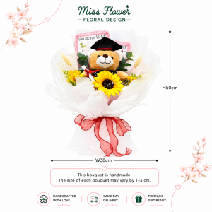 AFG14 - Little Sunshine Bear ~ Artificial Flower 仿真花