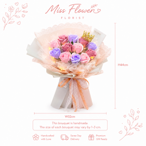 SRS108 - Sweet Majesty ~ Soap Flower 香皂花