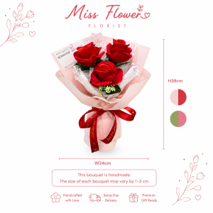 AF41 - Three-Line Love Letter (Artificial Edition) ~ Artificial Flowers 仿真花