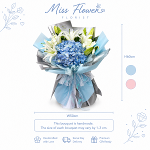 MX67 - Luna Bleu ~ Fresh Flower 鲜花