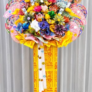QM110 - 聚宝生财花圈