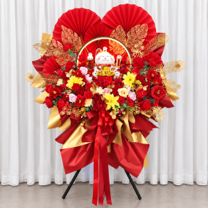 OFS52 - 鸿运满堂 · 财神献瑞 Artificial & Soap Flower 仿真&香皂花