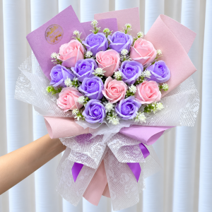 SRS112-Purple Kisses ~ Soap Flower 香皂花