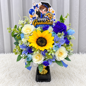 AFG18-Proud of You Graduation Trophy Flowers~ Artificial Flower 仿真花