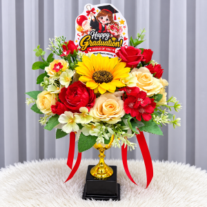 AFG30-Proud of You Graduation Trophy Flowers~ Artificial Flower 仿真花