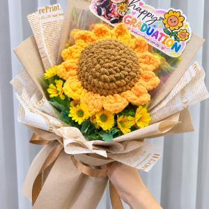 CRFG01 – Sunflower Bloom ~ Crochet Flower 针织花