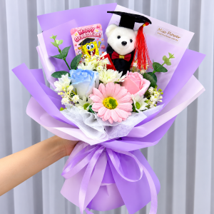 SPG46– Bright Future ~ Soap & Crochet Flower 香皂&针织花